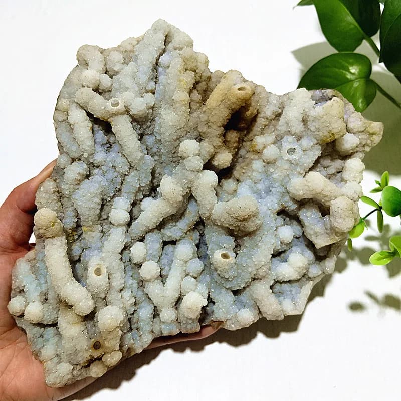 Natural Stones Agate Crystal Cluster Crystal Flower Symbiosis Mine Meditation Energy Crystal Feng Shui Room Ornament