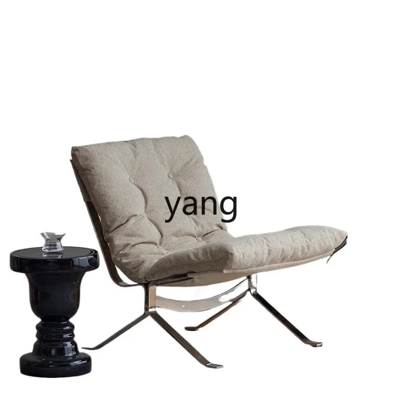 LTT Leisure Chair Modern Wabi Sabi Backrest Home Single Leisure Sofa Chair
