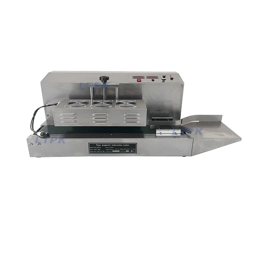 Automatic PET Plastic Bottles Jars Aluminum Foil Cap Lid Cover Electromagnetic Heat Induction Sealer Sealing Machine