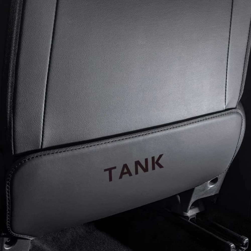 For Tank 300 2021-2025 Rear Seat Kick Pad Anti Scratch Protector Custom Fit Back Seat Cover Interior Decor No Drill Install