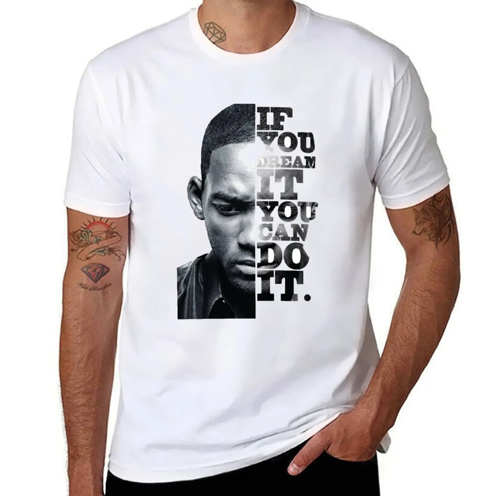 More Then Awesome Will Smith T-Shirt man t shirt heavy cotton t shirts cotton 100% T-Shirt