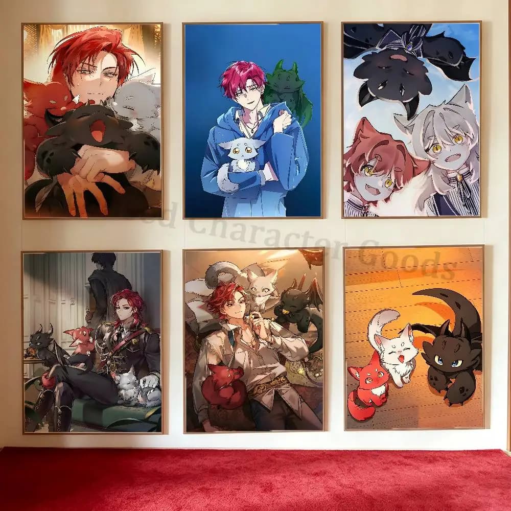 Raon Miru On Hong C-Cale H-Henituse Anime Wall Art Canvas Painting Poster For Living Room Home Decor Decoration Picture