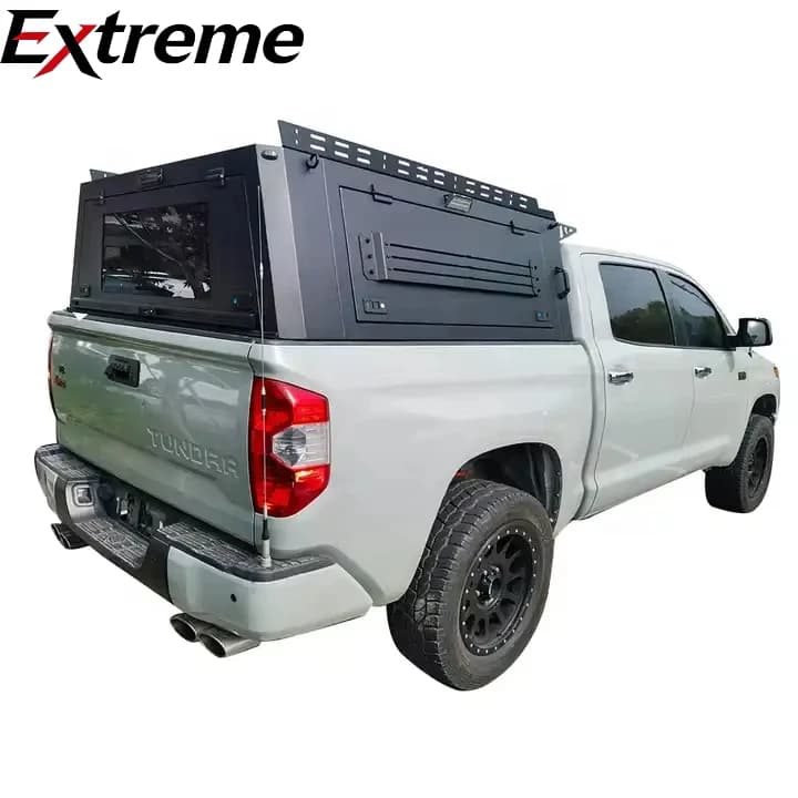 extreme:High Quality Custom 4x4 Steel Pickup Hardtop Camper for Ford F150 Toyota Tacoma Nissan Great Wall