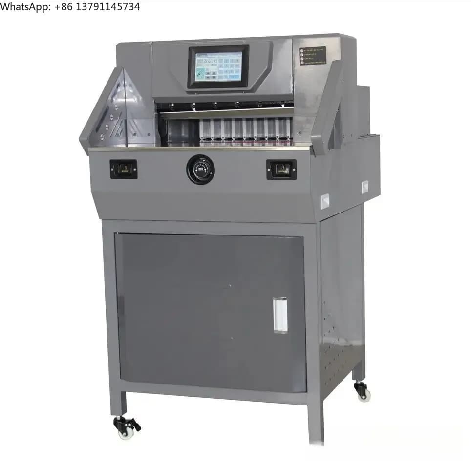 SG-460V8 Wholesale Price Automatic Paper Cutter Machine A3 460mm Book Cutter Front Paper Guillotine Cutter for Sale