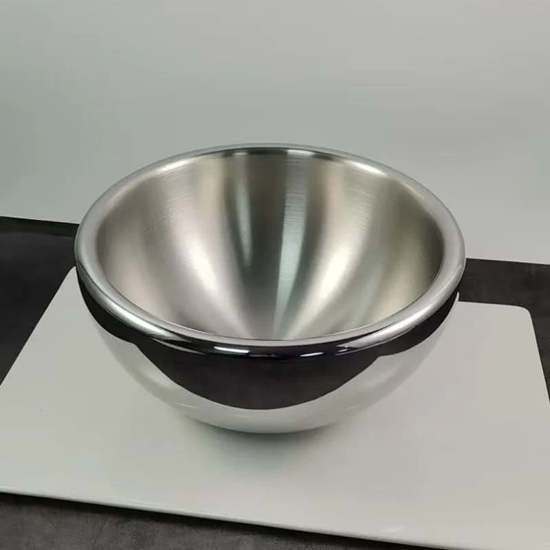 VE304 Stainless Steel Food-Grade Kitchen Soup Basin, Oil Basin, Egg Mixing, Noodles, Washing Vegetables