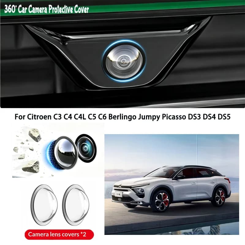Car camera protective cover lens cover For Citroen C3 C4 C4L C5 C6 Berlingo Jumpy Picasso DS3 DS4 DS5