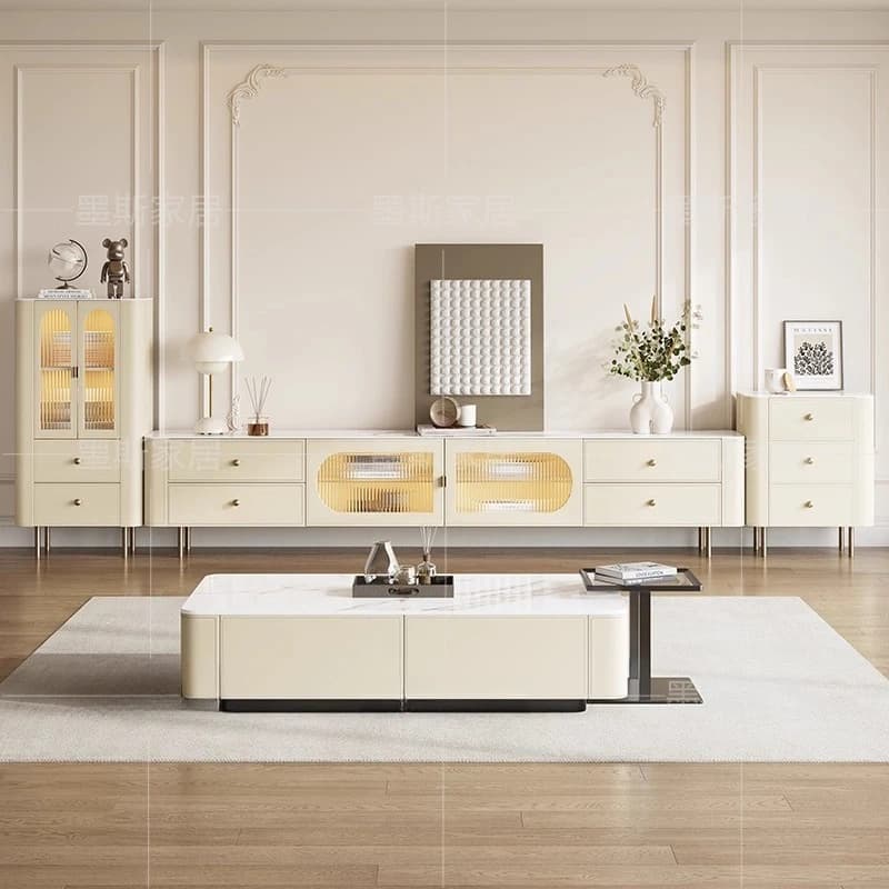 Modern Aesthetic Tv Stands Simple Glass Doors Entertainment Tv Stands Floor Legs Supports Mobili Per La Casa Saldi Furniture