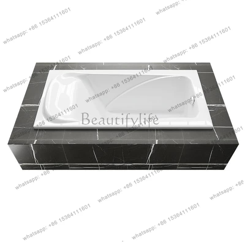 Directly from the manufacturer Hotel Engineering Homestay Adult Acrylic Recessed Bathtub QT-2106A