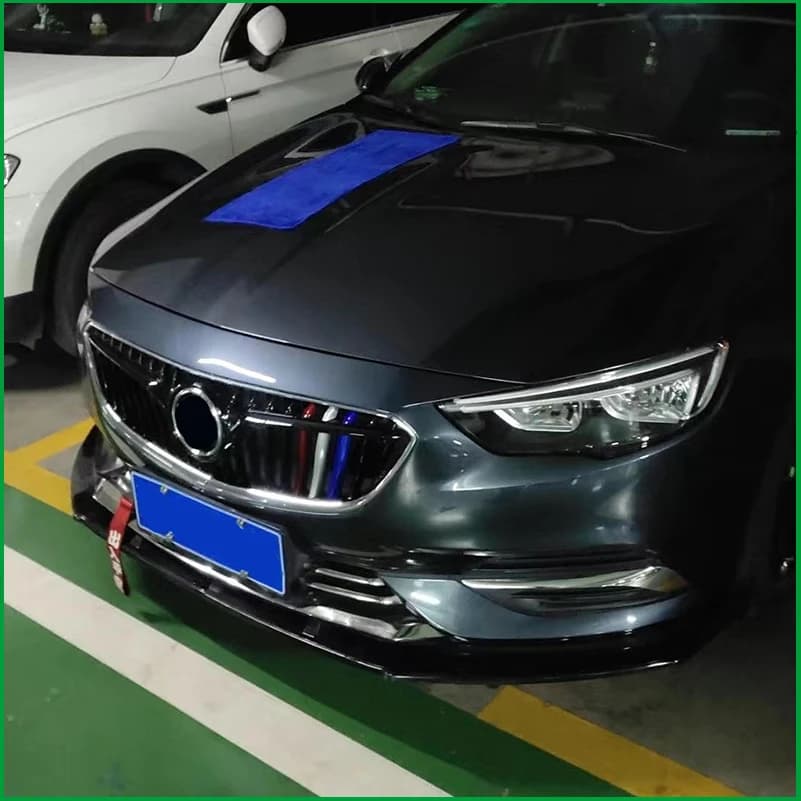 For Opel Insignia B 2017 2018 Front Bumper Lip Diffuser Protector Cover Trim Decorative Strips Car Styling Auto Accessories