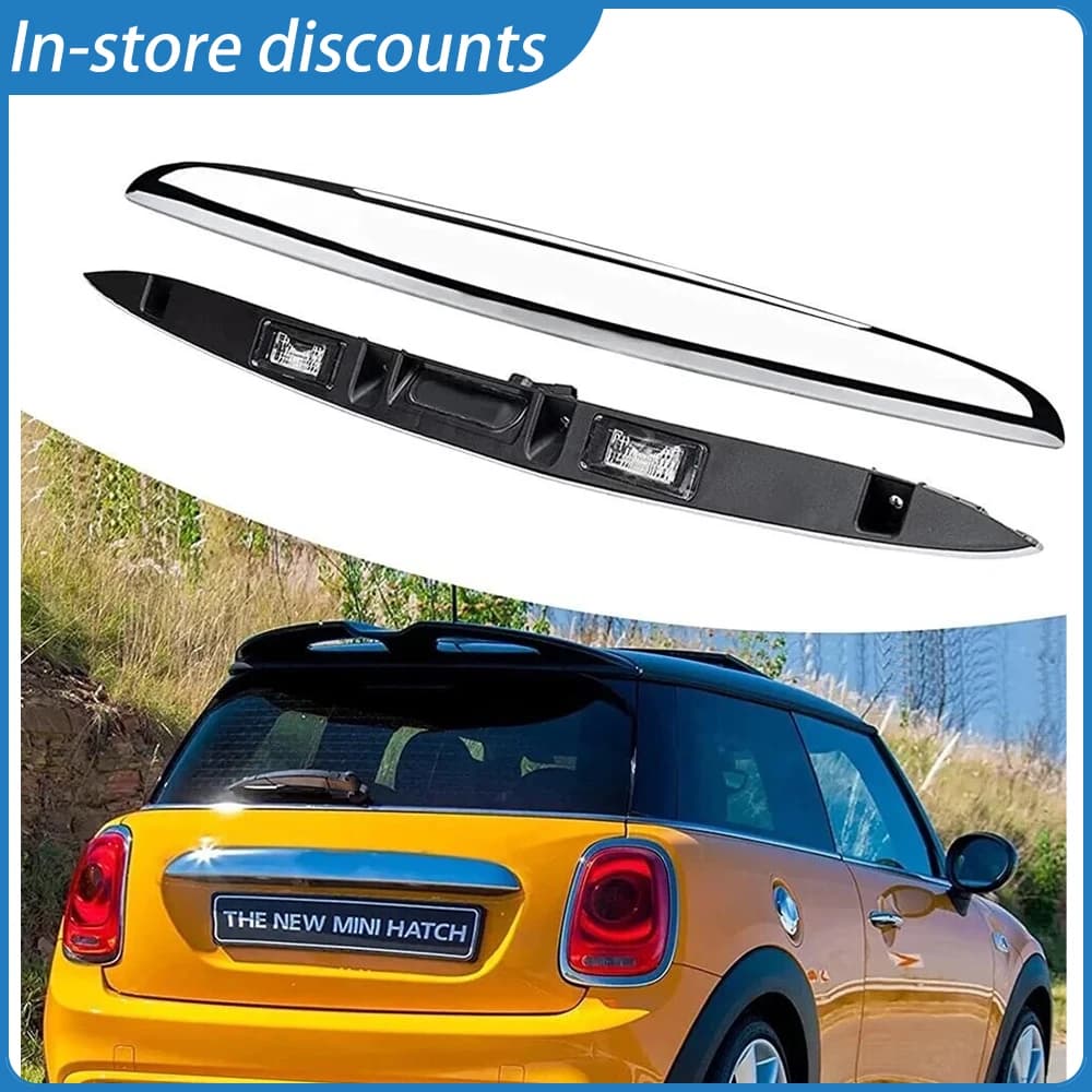 High Quality Rear Trunk Hatch Handle With Lamp For Mini Cooper 2007-2015, Perfect Replacement Part OEM 51132753603