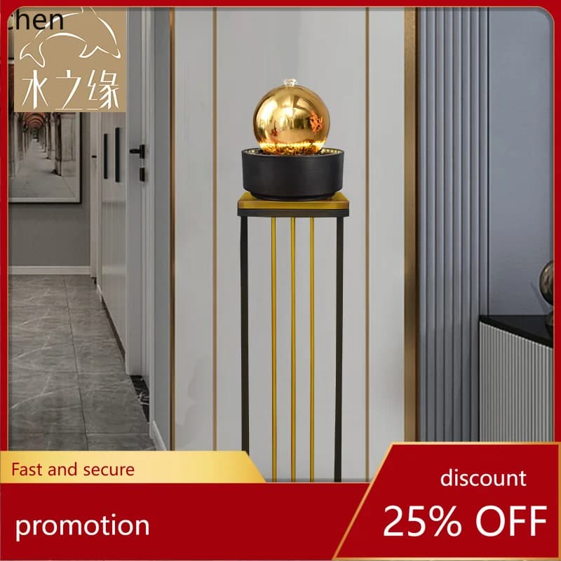 HXL High-End Living Room Flowing Water Ornament Circulating Floor Decoration Light Luxury Craft