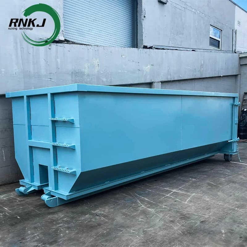 RNKJ New Hook Lift Skip High Quality 40 Yard Roll Off Dumpsters Hook Lift Bin Container