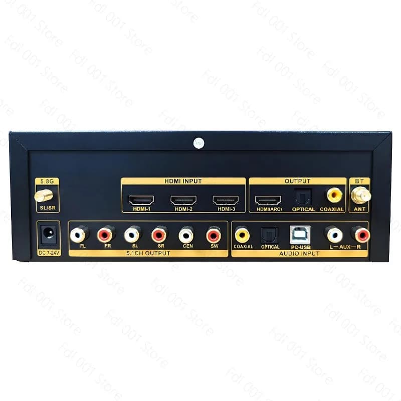 DSD Digital Turntable DTS Dolby 5.1 Audio Decoder HDMI Bluetooth USB Sound Card