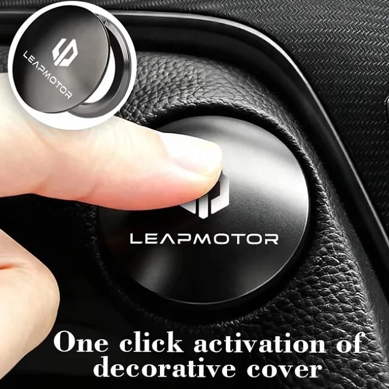 Car Start Button Cover Push Button Trim Start Stop Protector For Leapmotor C10 C11 T03 B10 C16 Lafa5 B03X C01 C01 Pro T03 Pro
