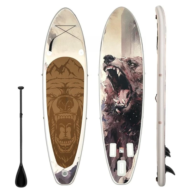 Paddle board inflatable paddle board surfboard SUP standing beginner portable thickened PVC paddle board