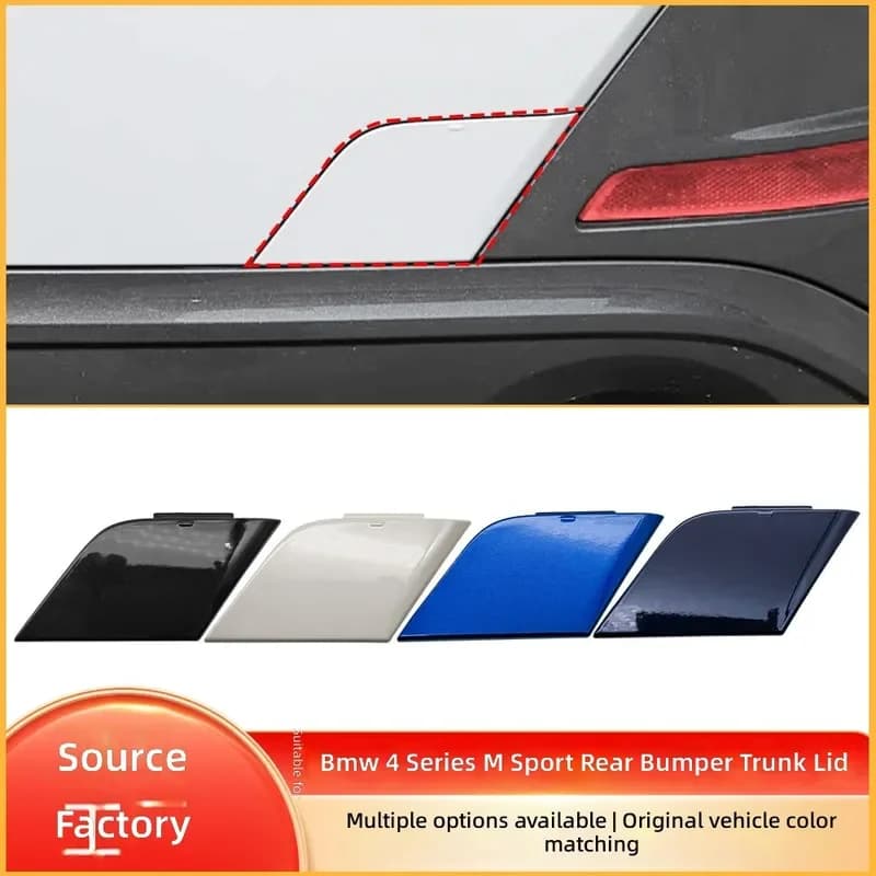 For BMW 4 Series G26 M Rear Bumper Trailer Tow Hook Cover Hole Cap Trim 51125A1DB04