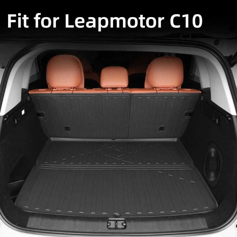 Fit for Leapmotor C10 2024 Car Trunk Mat Rear Cargo Backrest Protection Pad TPE Waterproof Pad