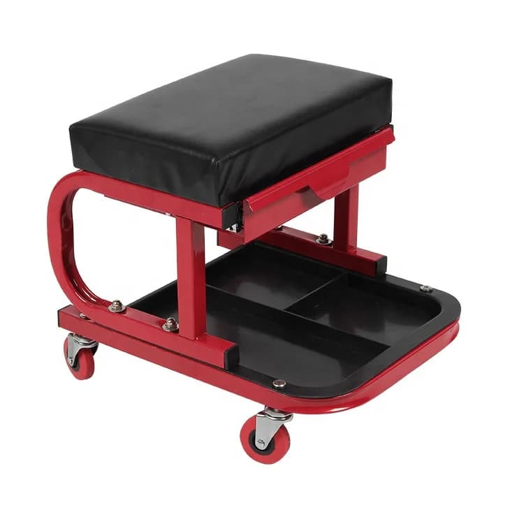 Rolling Repair Stool Multifunctional Auto Maintenance Storage Seat