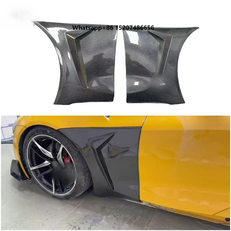 Dry Carbon Fiber Side Fenders for  GR Supra MK5 A90 A91 Carbon Fiber Car Fenders