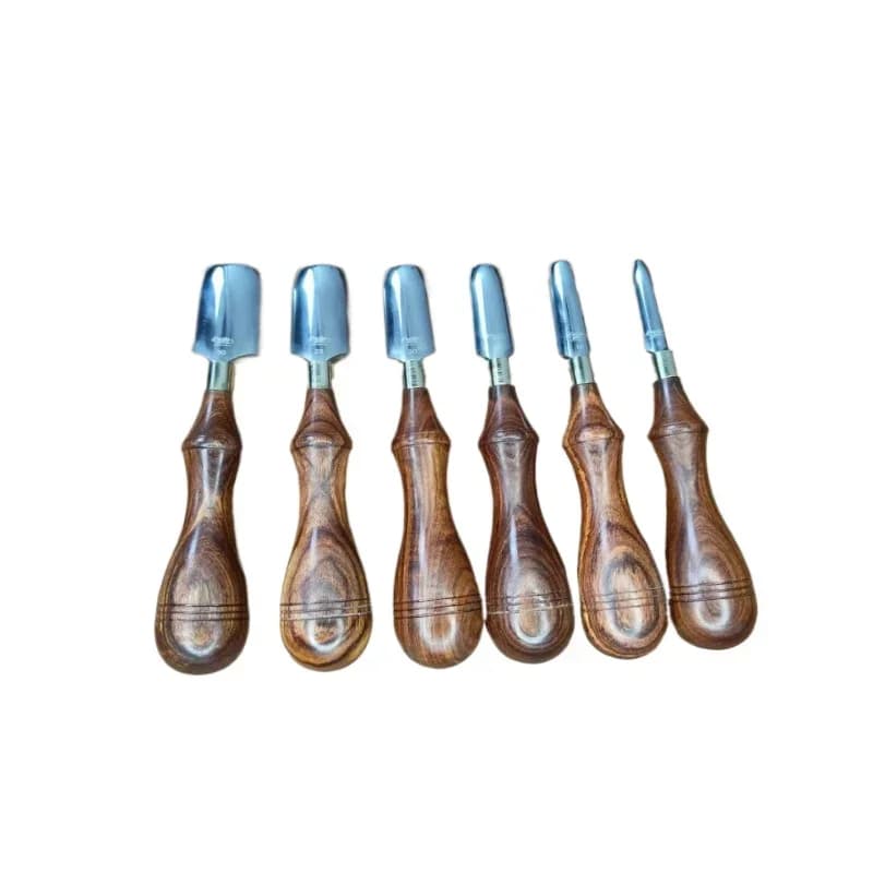 Hand Leather Tools Round Cut Hand Press Shallow Round Cut
