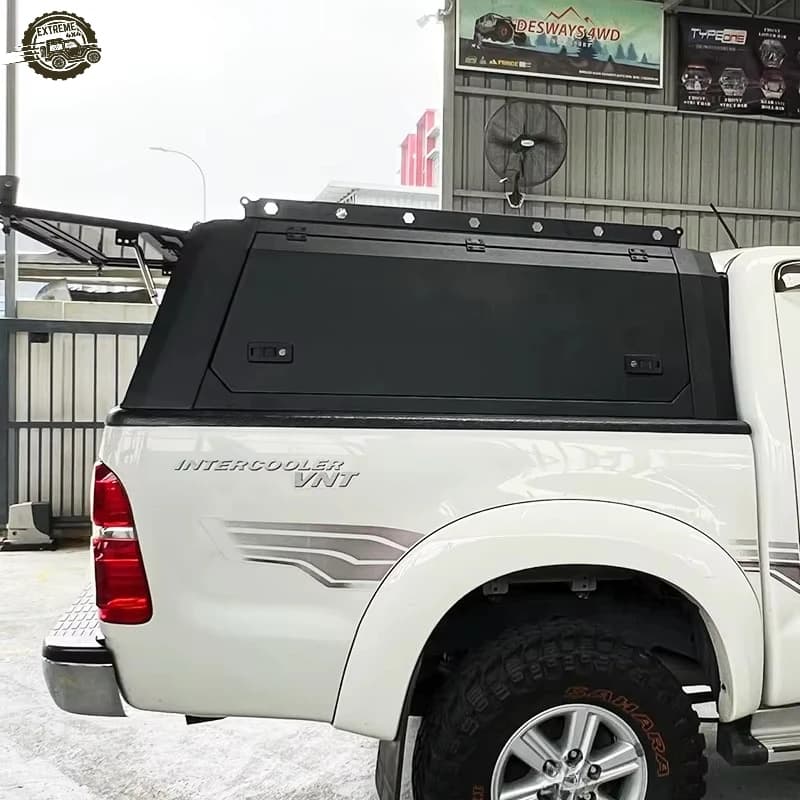 EXTREME Waterproof 4x4 Pickup Truck Canopy Aluminum Hardtop Topper Camping Adventure Canopy for Pickup Tundra Silverado