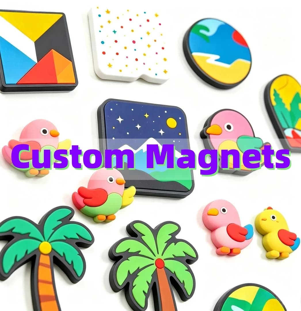 Custom Soft PVC Fridge Magnets Personalized 3D Rubber Refrigerator Magnet Custom Design Souvenir Home Decoration No MOQ
