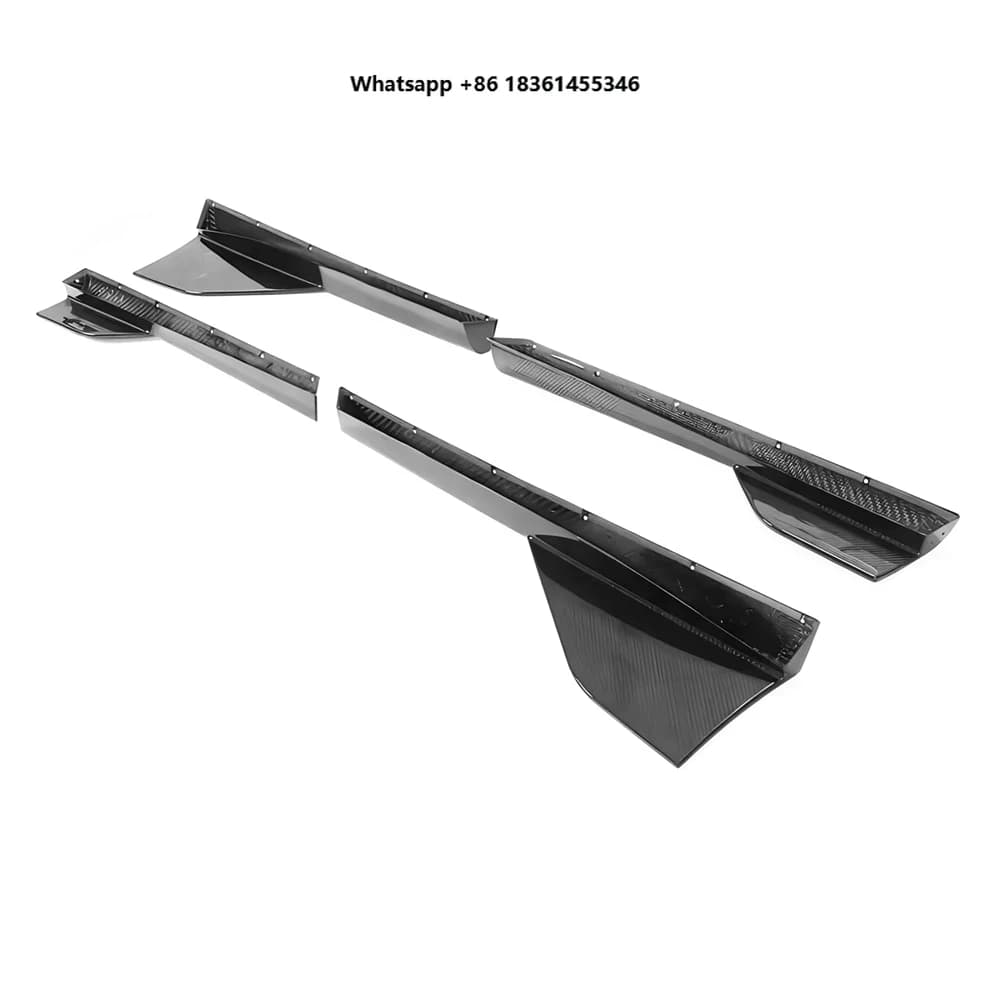 For  570GT 570S 15-20 VS Style Dry Carbon Fiber Side Skirts Extension