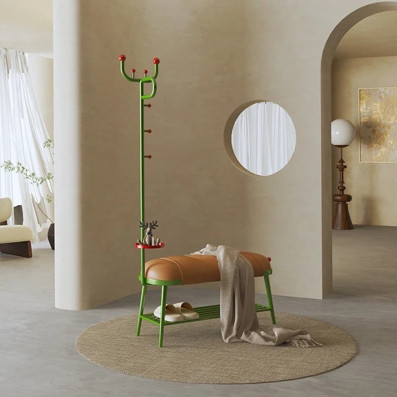 Cartoon children's fun deer shoe changing stool home design sense multi-functional hanger