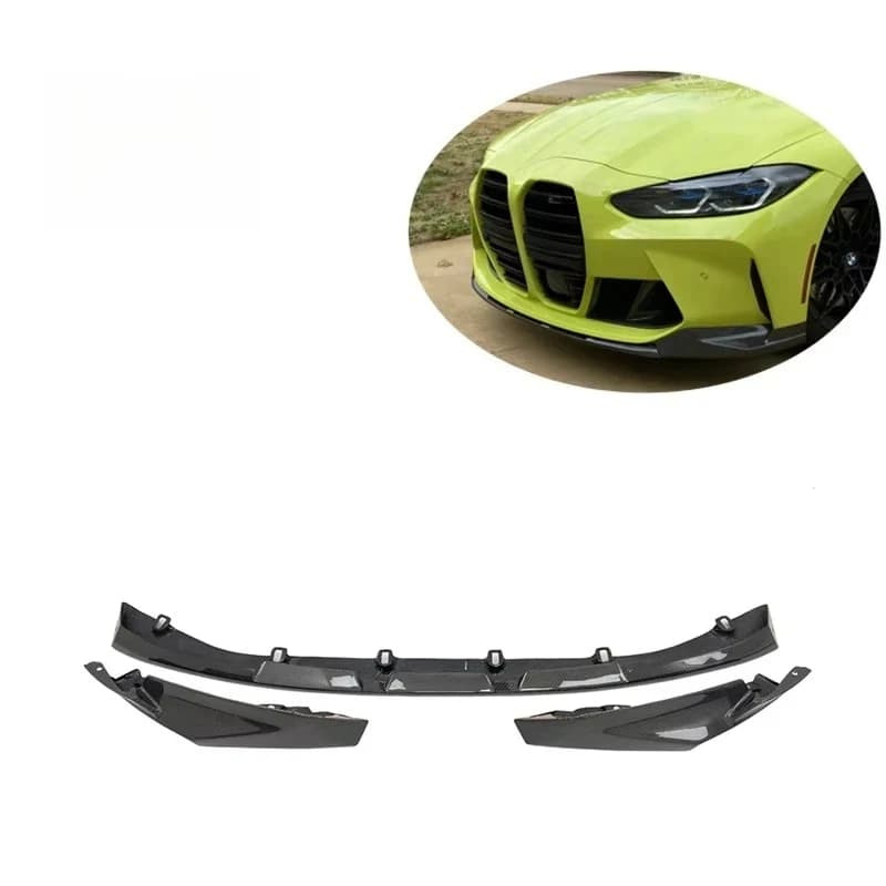 MP Style Carbon Fiber Front Bumper Lip  G82 M4 G80 M3 Front Lip