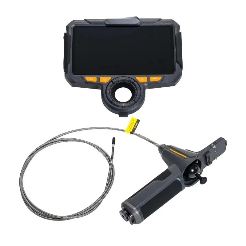 TF600 Dual Lens Portable Endoscope – 4-Way 360° Articulation, 6.5mm Camera Head & 1.55m Inspection Cable