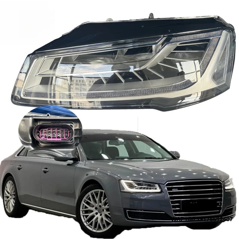 Genuine Used Led Headlight forAudi A8 A8L D4 2014-2018Audi A8 Body Kit D3 Tail Light 2002-2010 Fifine High Quality