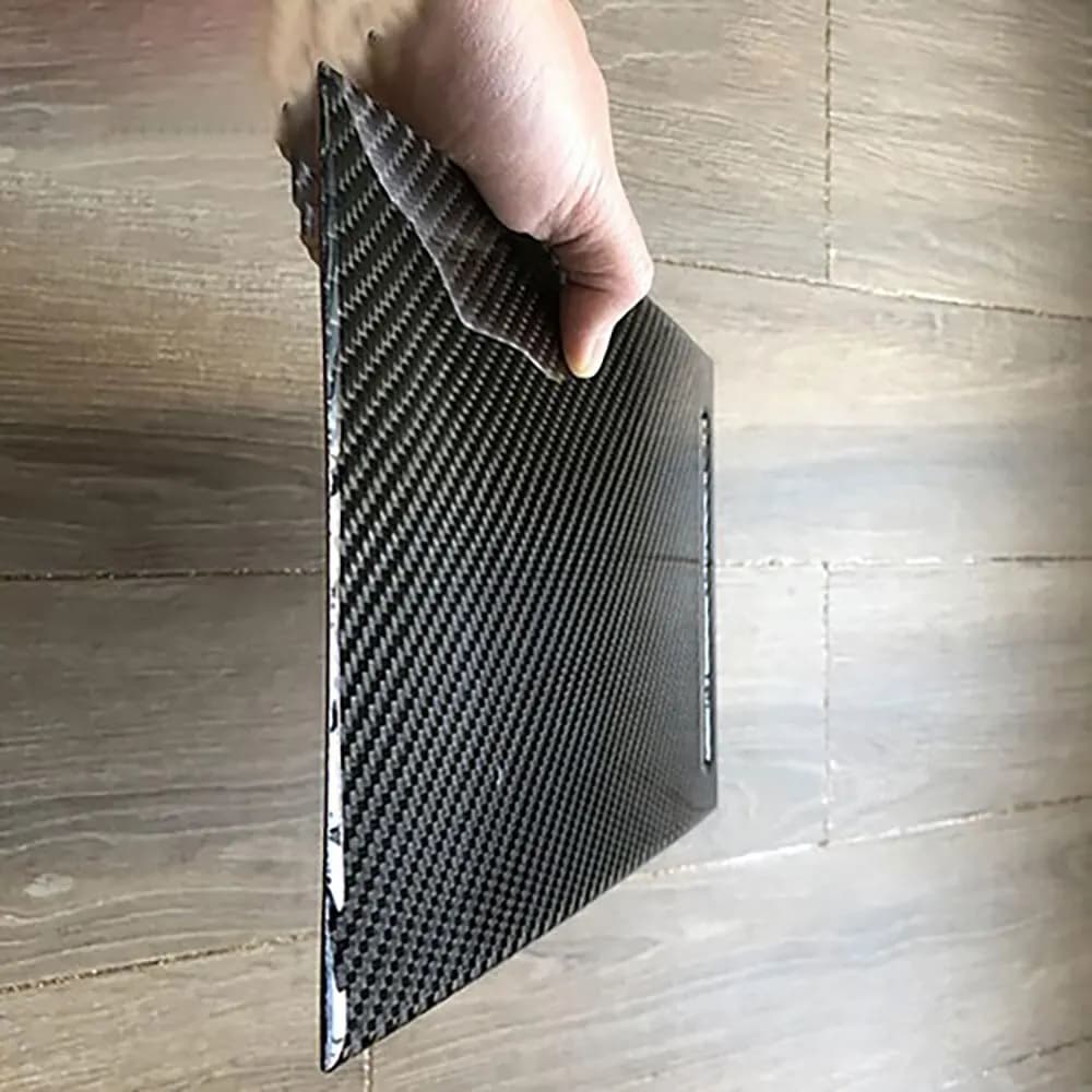 For Tesla Model S X 2012-2020 Carbon Fiber Center Console Sticker Armrest Box Moulding Decal Cover Trim Car Styling
