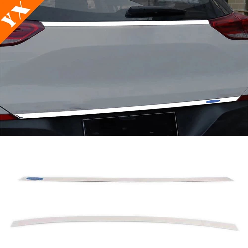 Stainless Garnish For Chevrolet tracker 2019-2022 Car Tailgate Rear Door Cover Molding Tail Door Trim Brake Light Sticker Cover