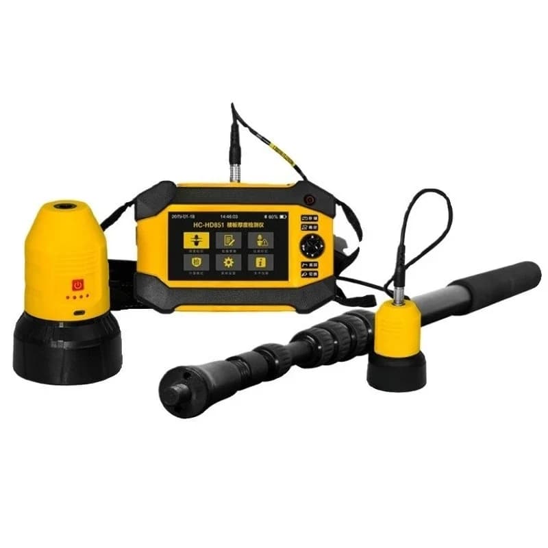Non-metallic plate thickness tester, floor thickness tester