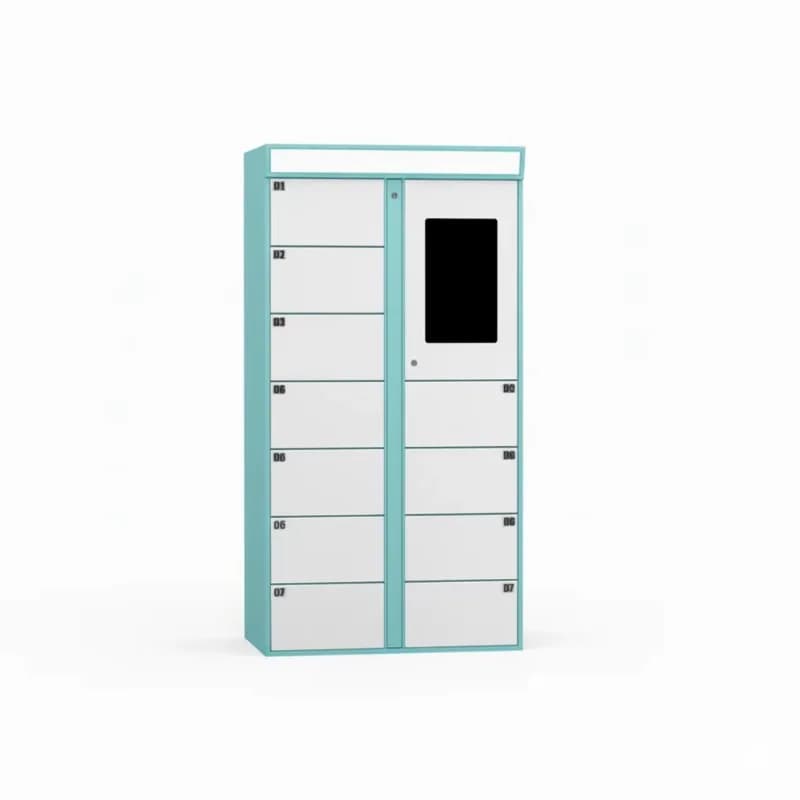 Laundry Locker for Store Use with QR Payment and Multilingual System