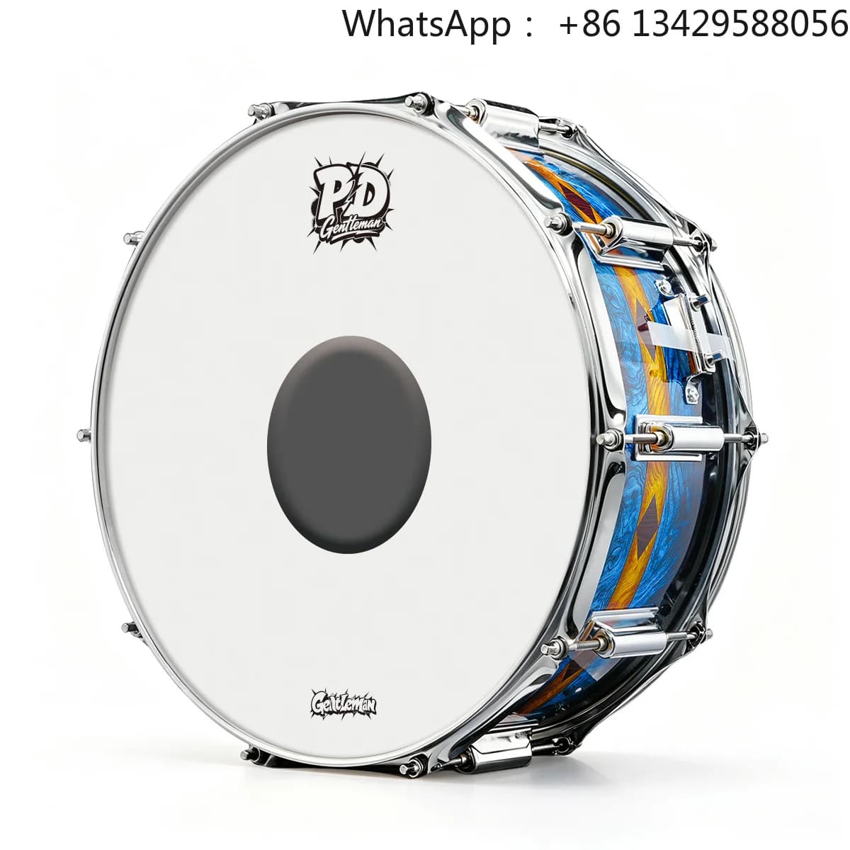 Custom Professional Snare Drum 14 Inch Acoustic Percussion Instrument with Stable Hardware and Clear Tone