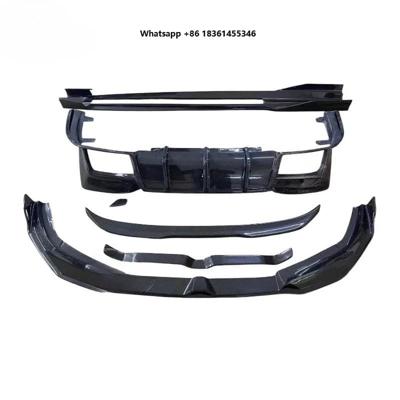 For F90 M5 Pre Lci High Quality Carbon Fiber Body Kit Front Lip Rear Bumper Diffuser