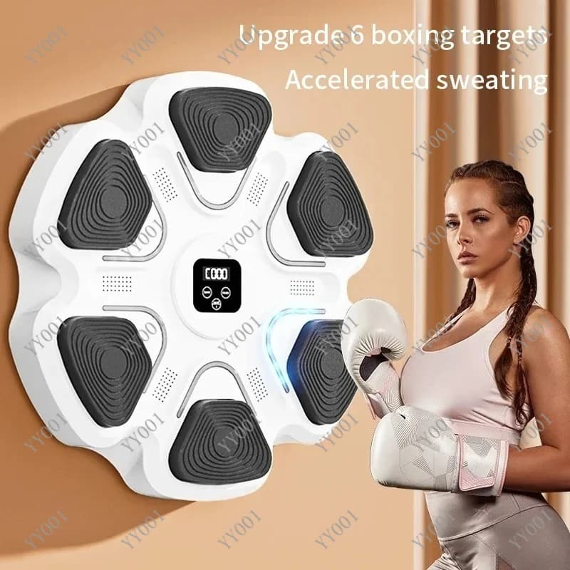 Smart Music Boxing Wall Target Adult Kids Home Fitness Reaction Training Trainer