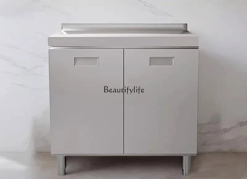 03.304 stainless steel household thickened sink tableware cupboard integrated forming stove