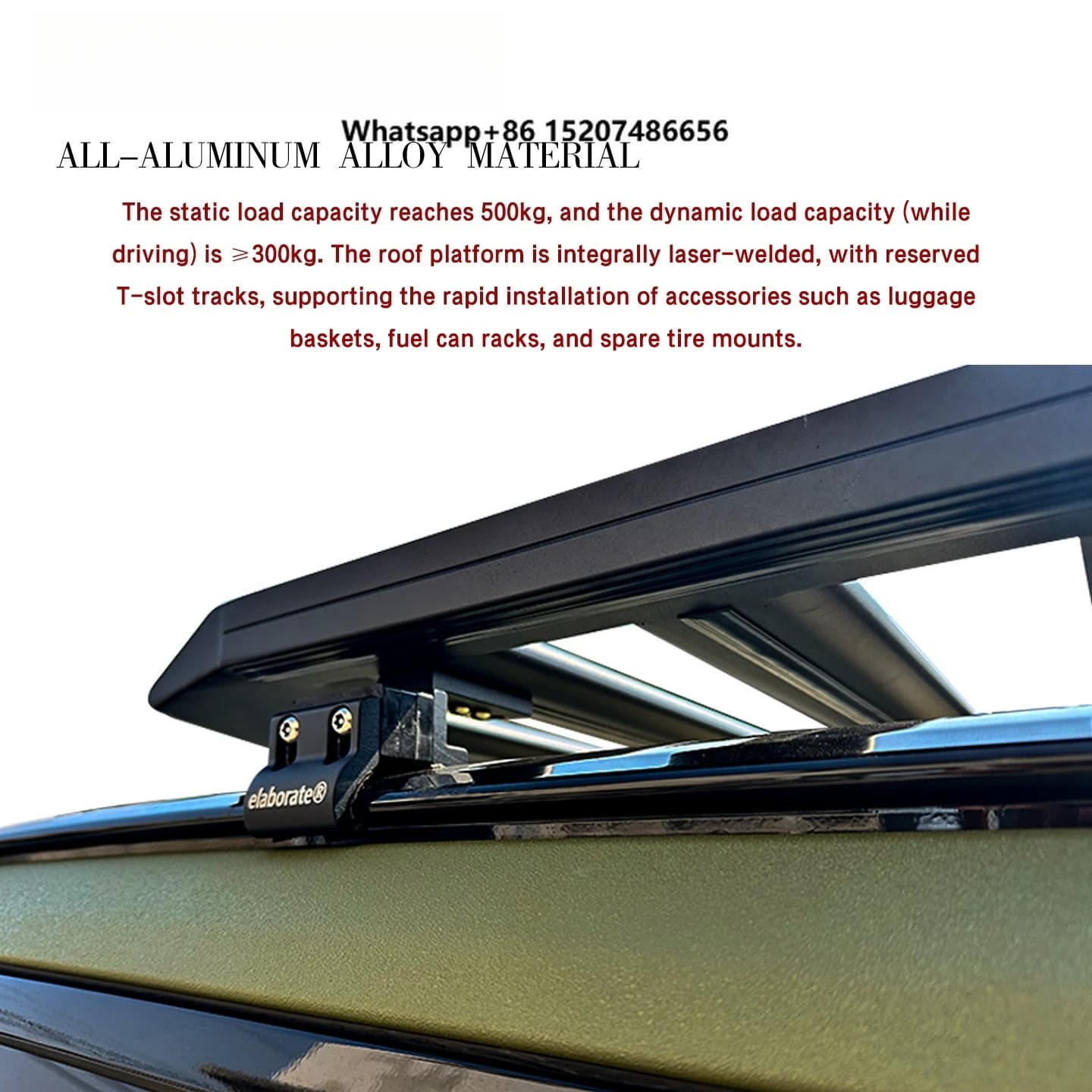 Car Roof Rack  Aluminum Alloy  Anti - Corrosion  Thickened Aluminum Alloy  Strong and Durable Multi-scenario Adaptation