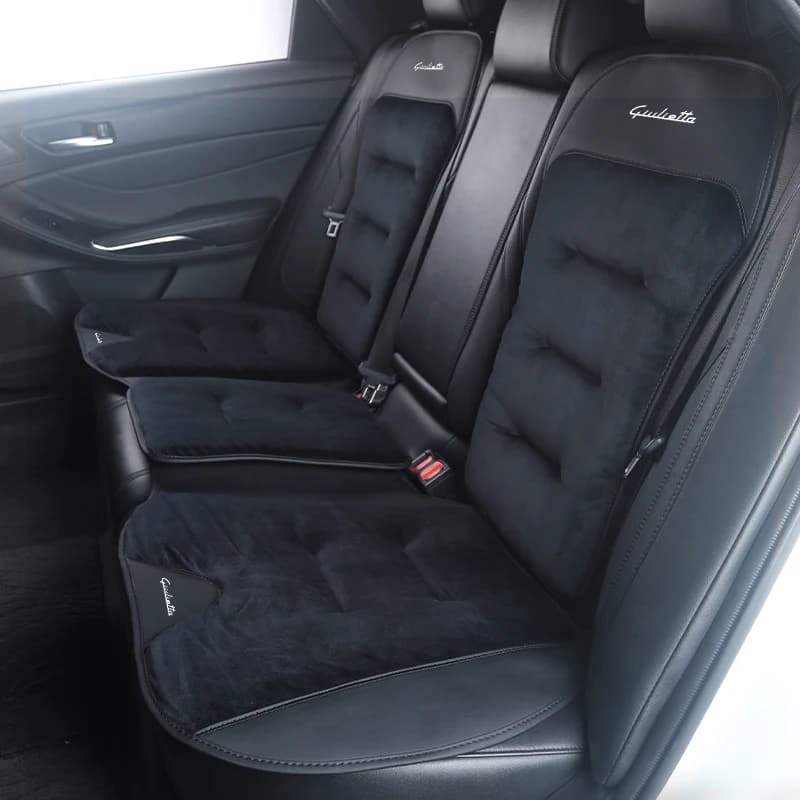 Car Winter Seat Cushion Velour Seat Cover Warmer Backrest Accessories For 159 Giulietta Giulia 147 Mito 156 166 GT St