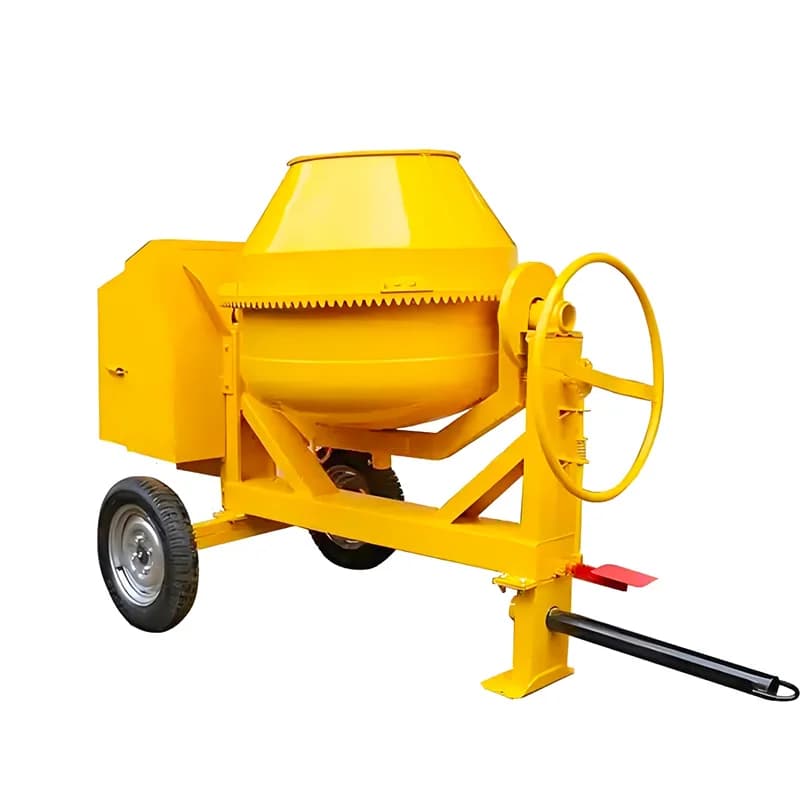 Diesel Portable Cement Mixer Machine Wire Rope Lifting Hopper Small Construction Pump Engine for Small Scale Construction