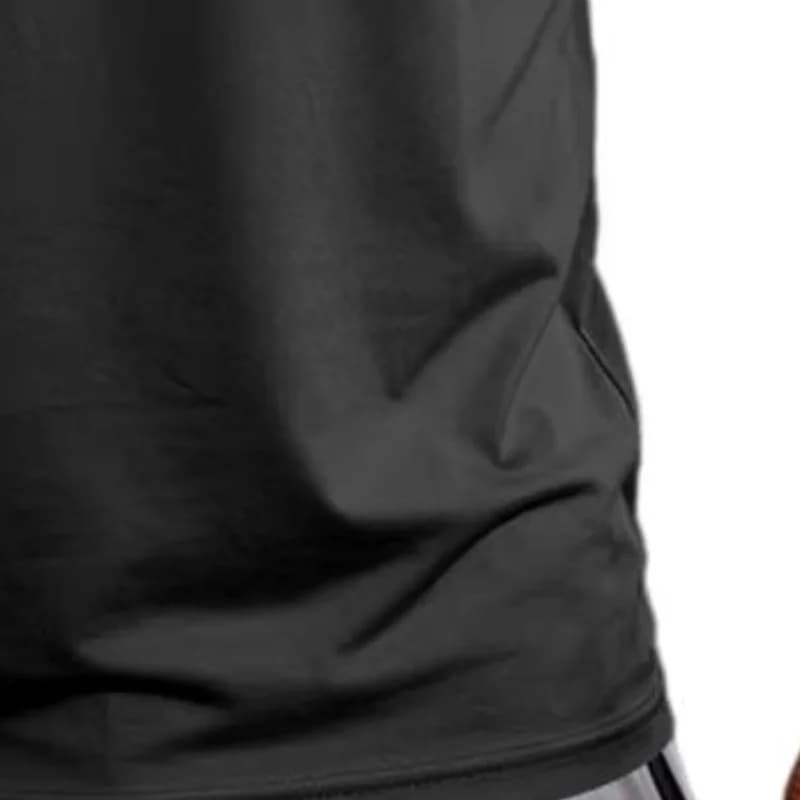 Men Outdoor Activity Vest Slim Fit Sleeveless Round Neck Summer Camisole Pure Color Racerback Design Summer Sport Vest