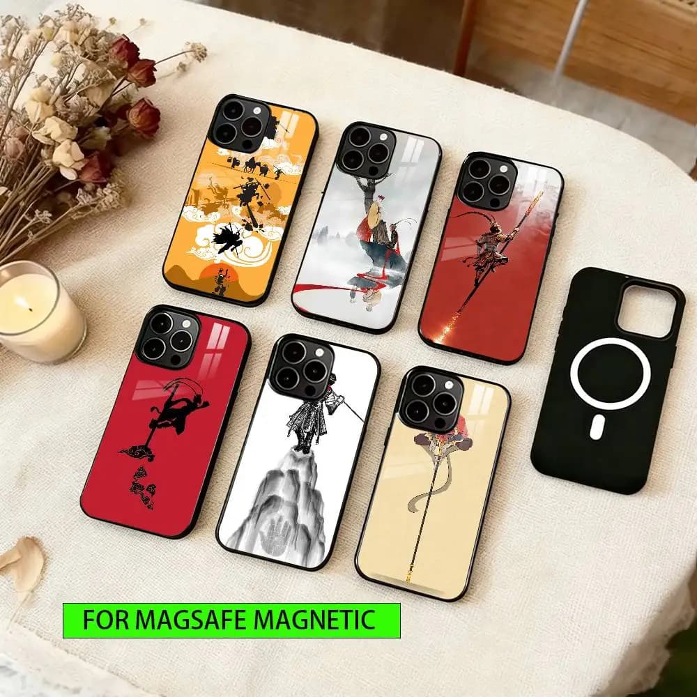 The Monkey King  Phone Case For iPhone17,16,15,14,13,12,11 Plus,Pro Magnetic For Magsafe Wireless Charging