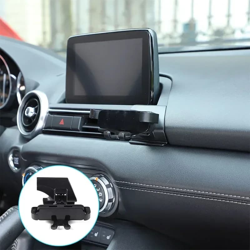 For Mazda MX-5 2016-2023 ABS central control air outlet right mobile phone holder GPS navigation holder car accessories