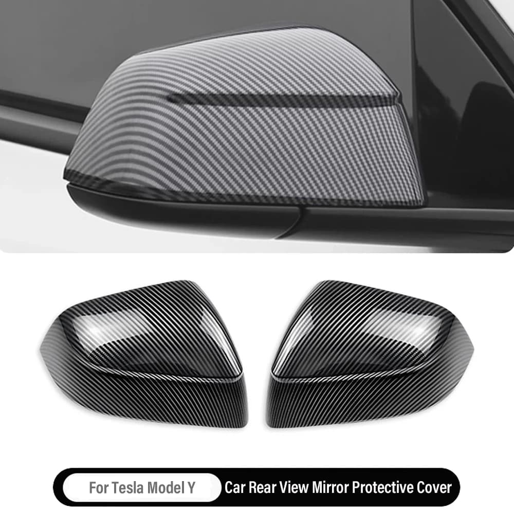 Car Accessories For Tesla Model Y 2025 Decorative Modeling of Rearview Mirror 2PCS Auto Rear View Side Door Mirror Cover