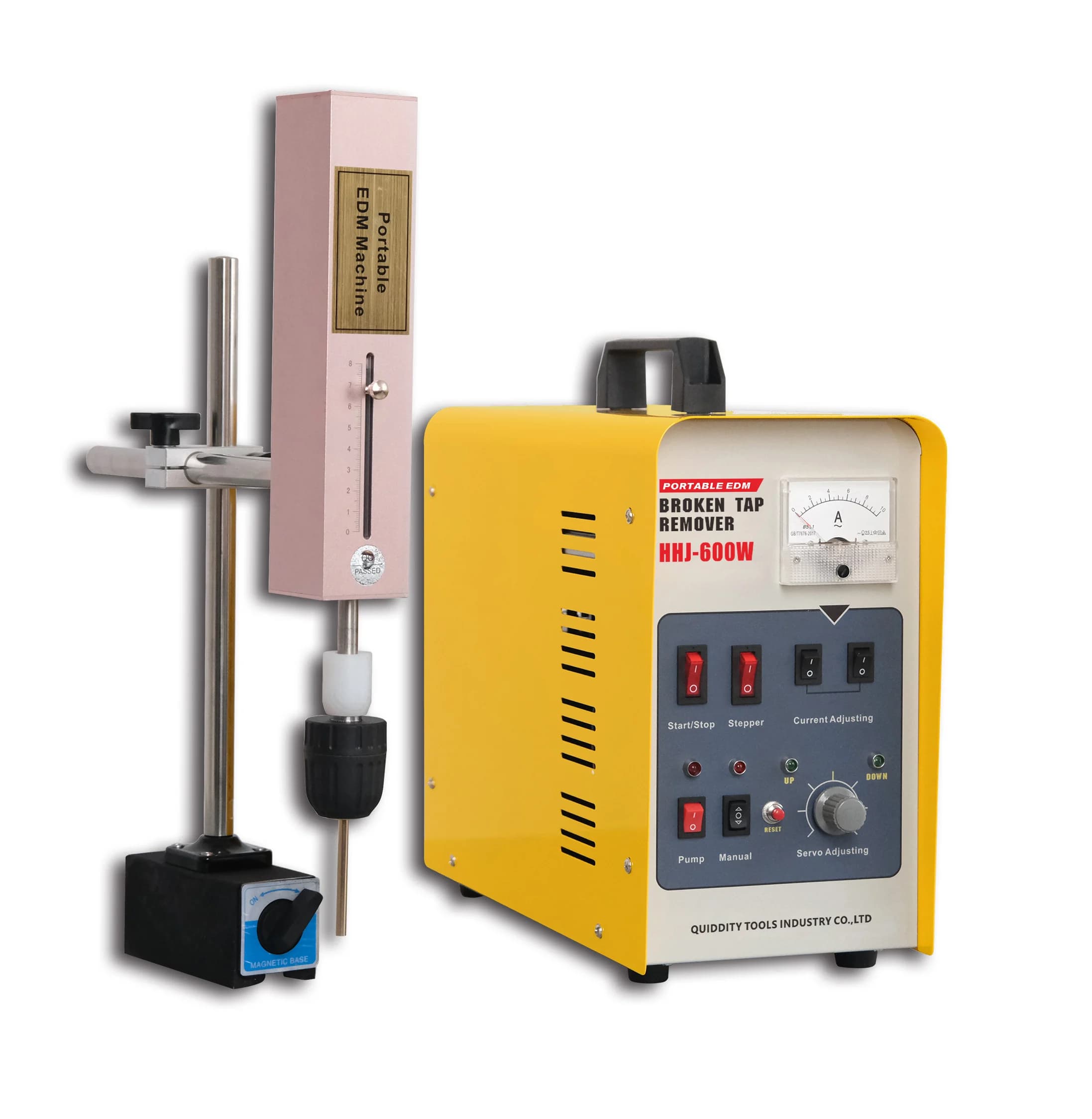 600W Portable Breaking Tap Machine High Frequency EDM Machine Processing Taps Bolts Screws Drill Bits Drill Holes for Screws