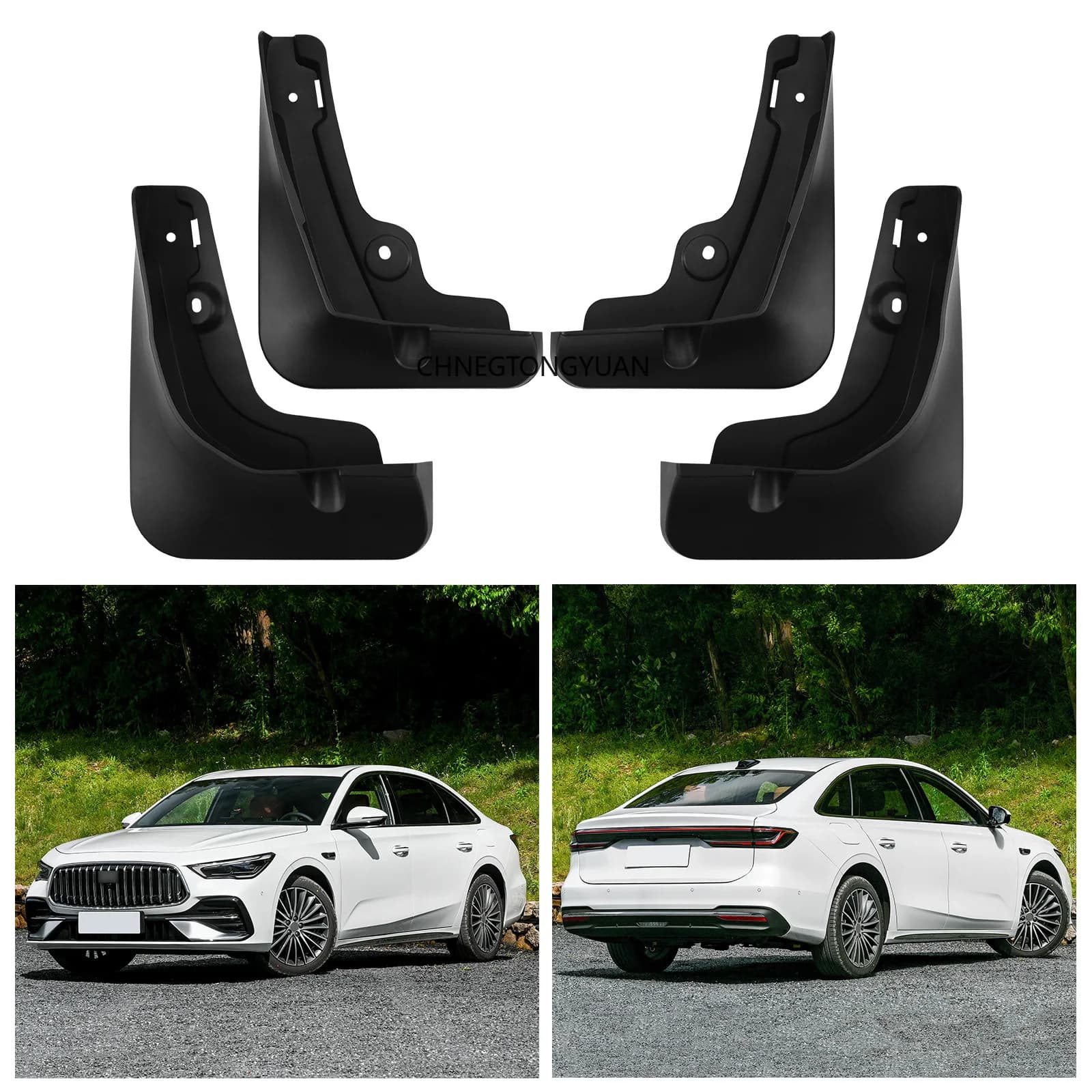 Mudguards Fenders For Geely Galaxy Starlight 7 2026 Black ABS Automotive Tire Accessories Car Exterior Decor Protective Parts