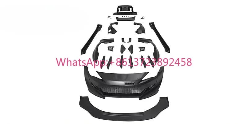 High Quality Rocket Bunny V3 Style Wide Body Kit for Toyota GT86 BRZ ZN6 ZD6 FR-S 2012-2019 Front Bumper Spoiler Side Skirt