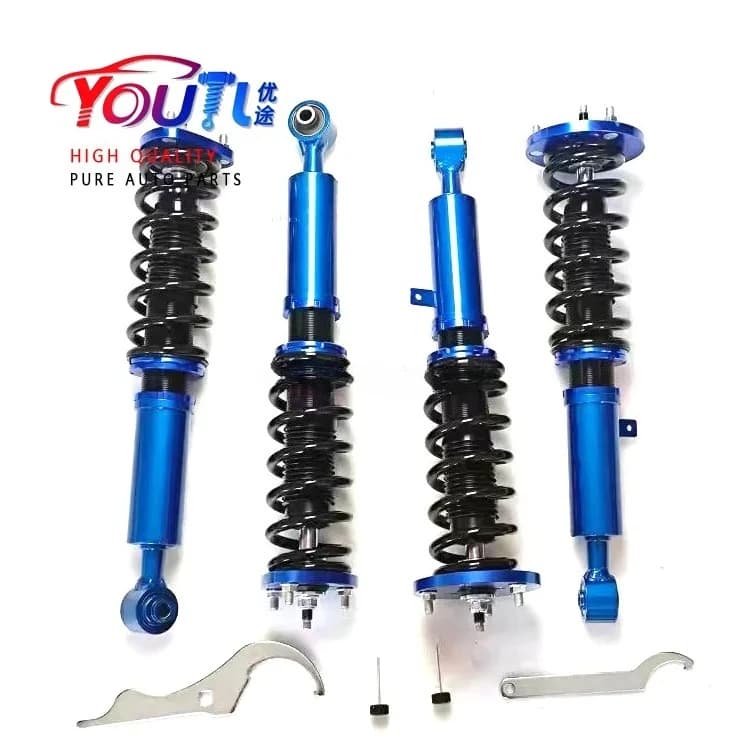 High Performance Car Damping Adjustment Coilover Kit Front Rear Height Adjustable Shock Absorber For CROWN REIZ MARK X